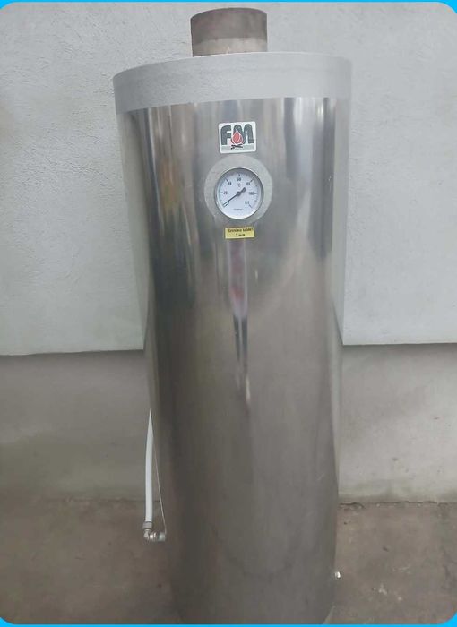 Boiler din inox pe lemne, 90 L, marca FM