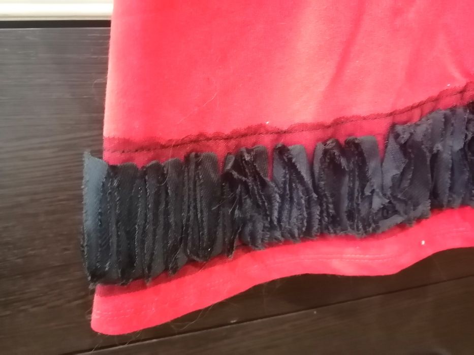 Платье трикотажное с декором