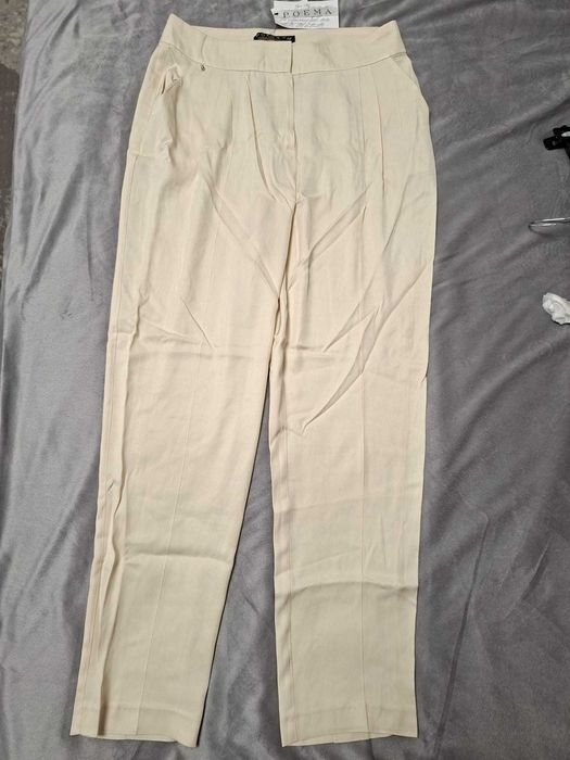 Pantaloni eleganti de vara POEMA marimea 38. NOI cu eticheta!!!