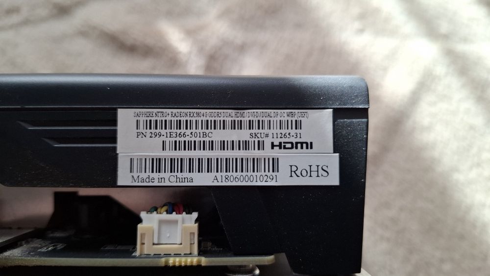 GPU AMD RX 580 4GB Sapphire Nitro