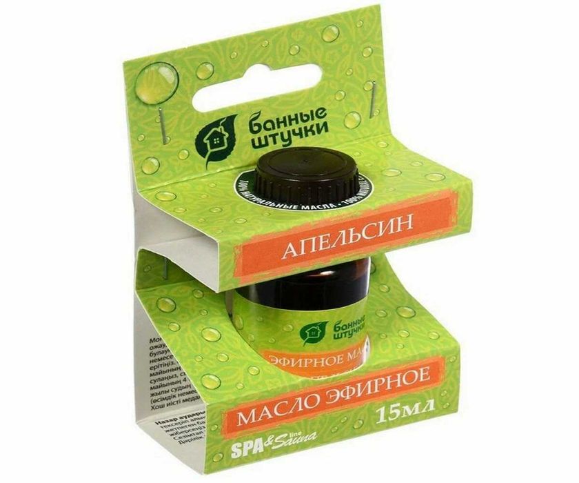 Эфирное масло Апельсин для бани и сауны (Россия - бренд Банные штучки)