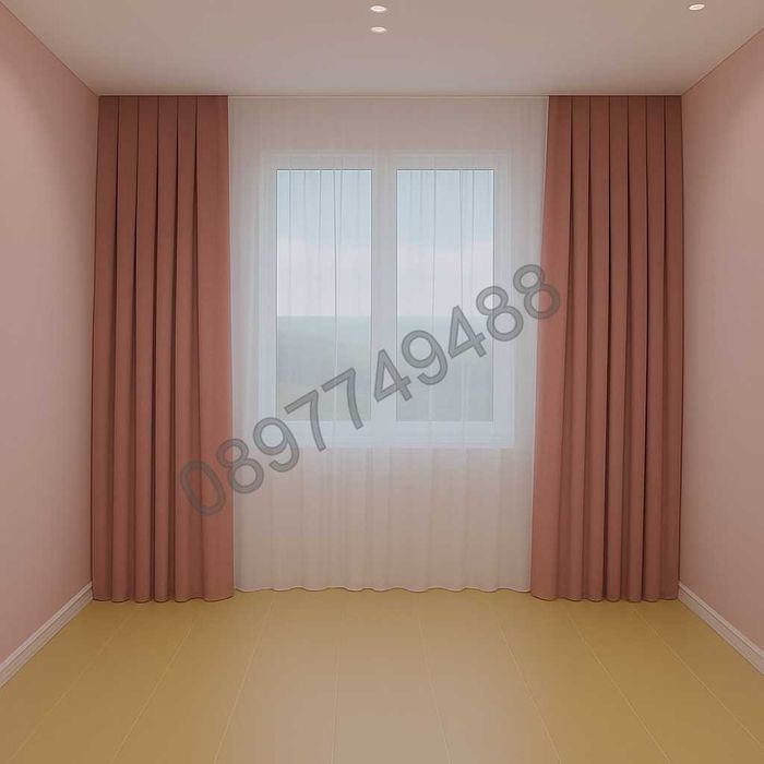 Комплект завеси + перде