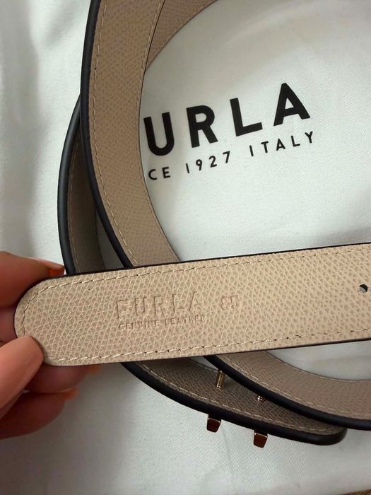 Колан Furla двулицев 85см