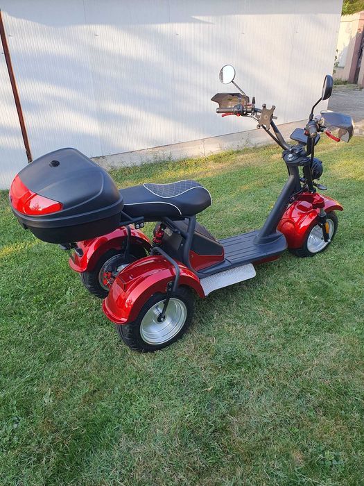 Scuter electric 3 roti SHANSU HM7 (2024) – doar 84 km – inmatriculat