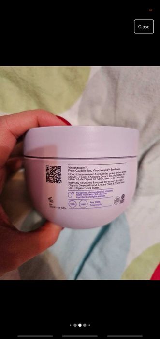 Unt de corp Caudalíe