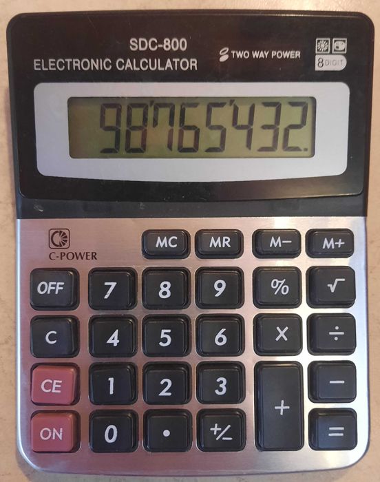 Калькулятор Electronic Calculator SDC-800