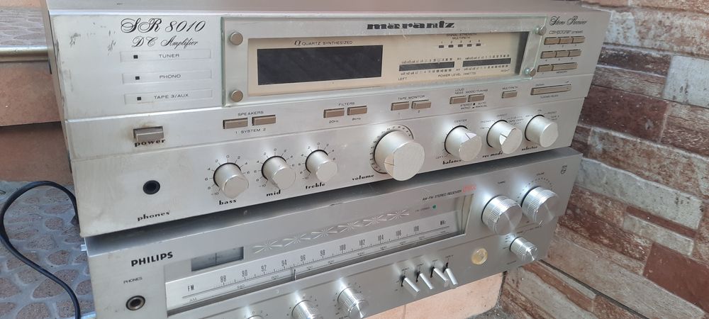 Усилвател Marantz SR8010 и Philips 682