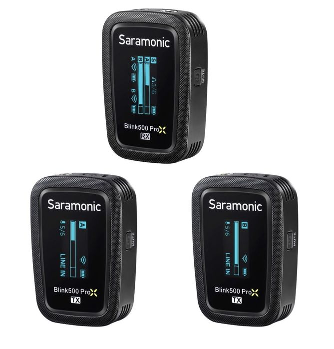 Беспроводной микрофон SaramonicBlink500 ProX для камеры iPhone Android