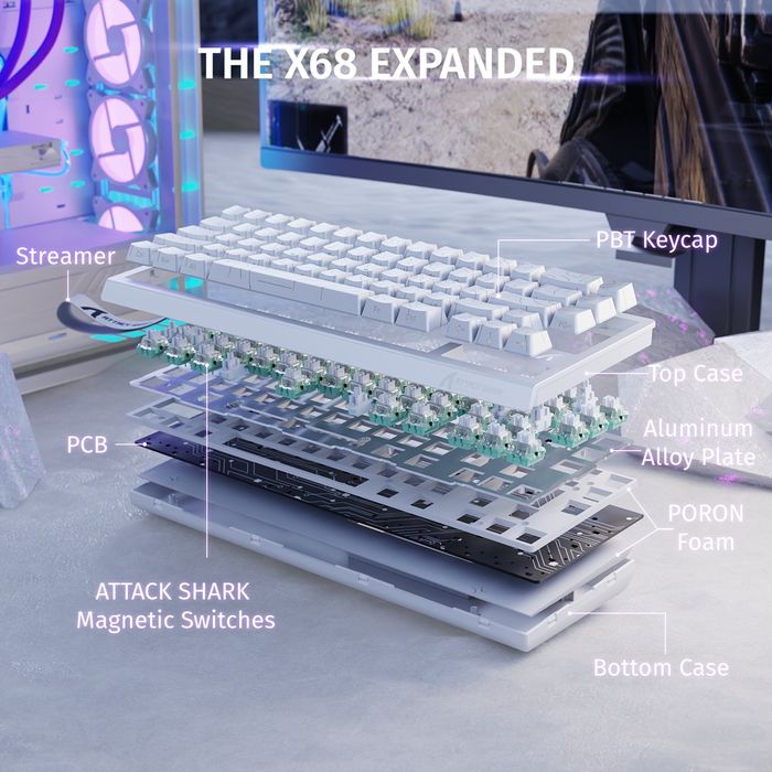 NEW Attack shark X68 HE Magnetic