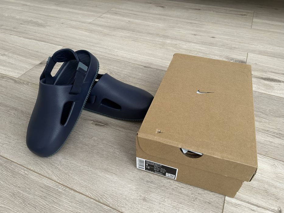 Продам сабо nike (сланцы, сандали) цвет синий.