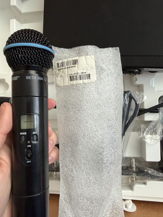 shure ulxp4 beta 58  безжичен микрофон шур бета 58