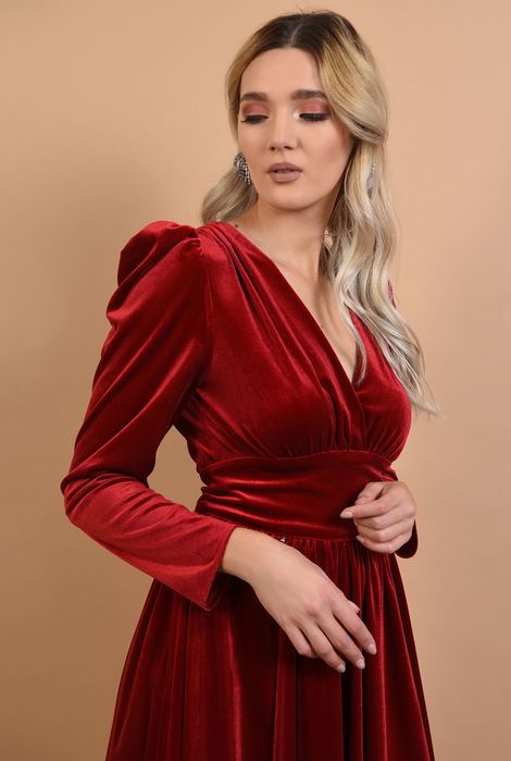 Rochie de ocazie din catifea POEMA