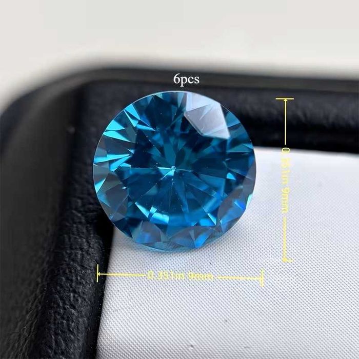 Синтетични Сапфири от морско стъкло