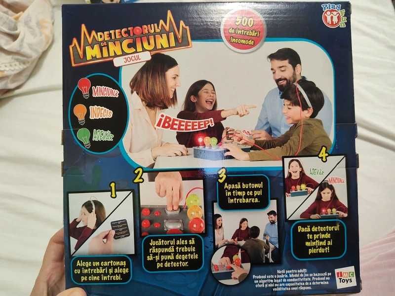 Nou, sigilat! - Joc Play Fun – Detectorul de Minciuni