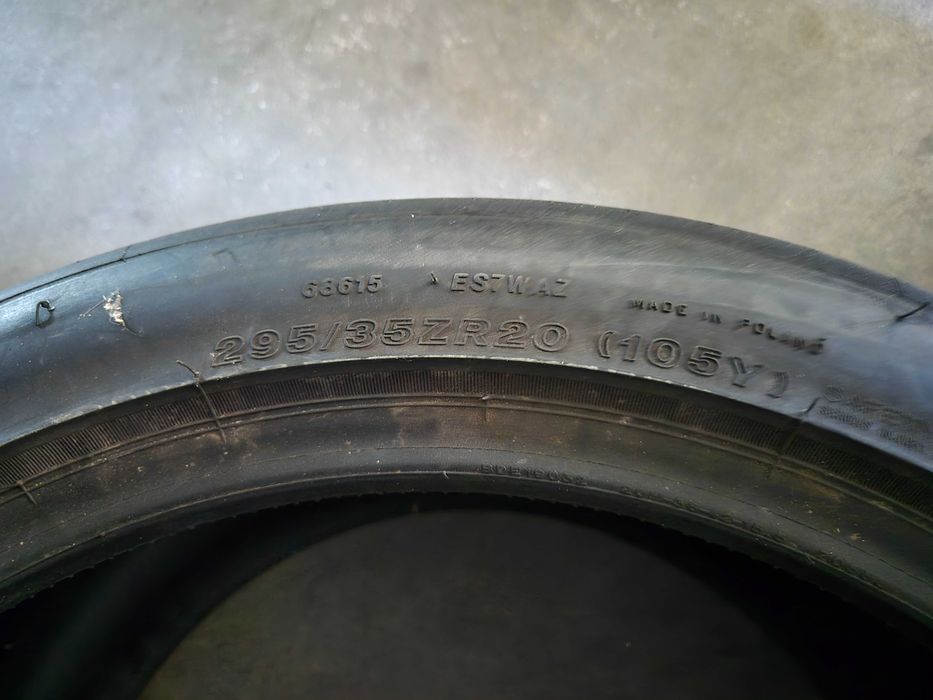2 Anvelope de VARA - 295/35/20 105Y - BRIDGESTONE Potenza S007 - OEM NISSAN GTR - CA NOI - DOT 2018 !