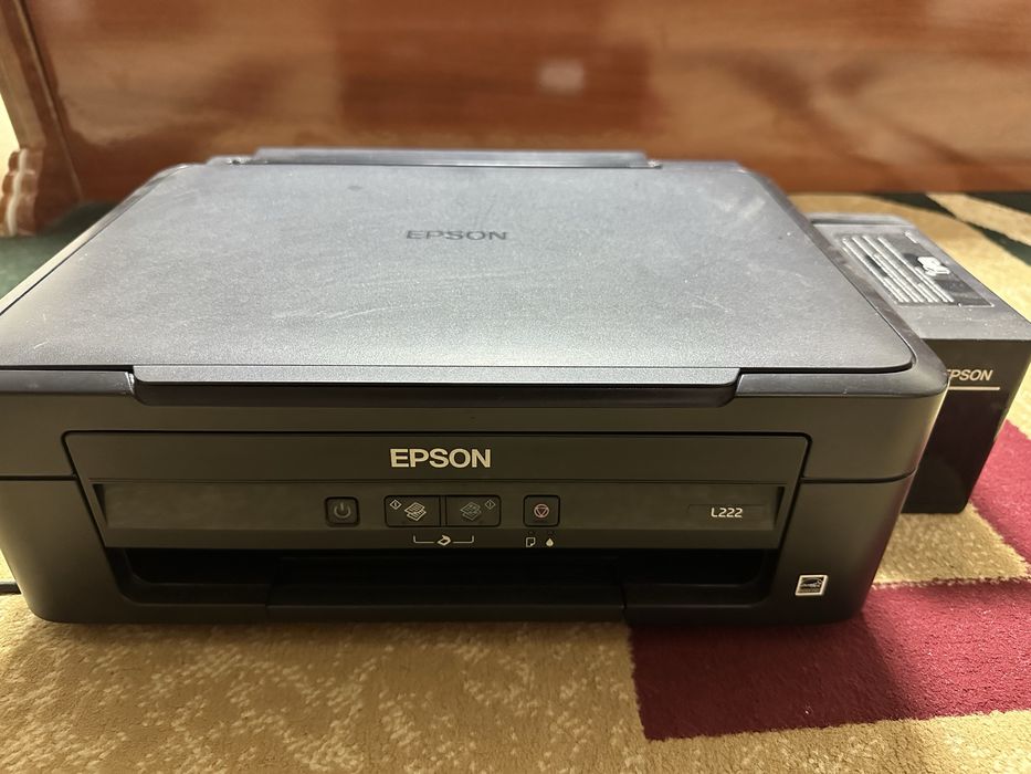 Цветной принтер / МФУ 3 в 1 EPSON L222 с СНПЧ.