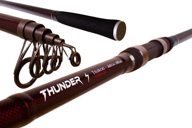 Lanseta telescopica Thunder 140 gr. 3,6 M - Delphin , set x 4 buc.