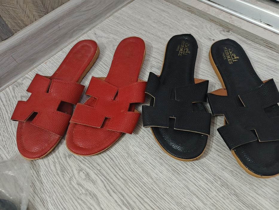 Тапочки новые Hermes