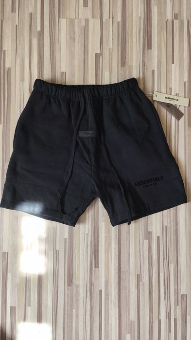 Essentials Jet Black Shorts