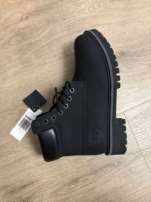 Timberland 6" Boot Black Nubuck Premium (40-46 номер)