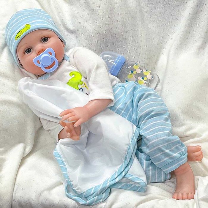 Кукла Reborn девочка и мальчик,55-56 см