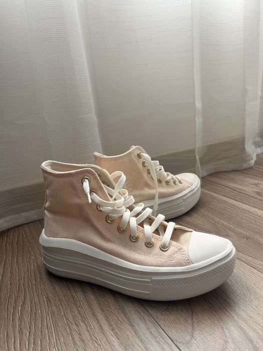 Converse  high tops високи 38 номер светло корал