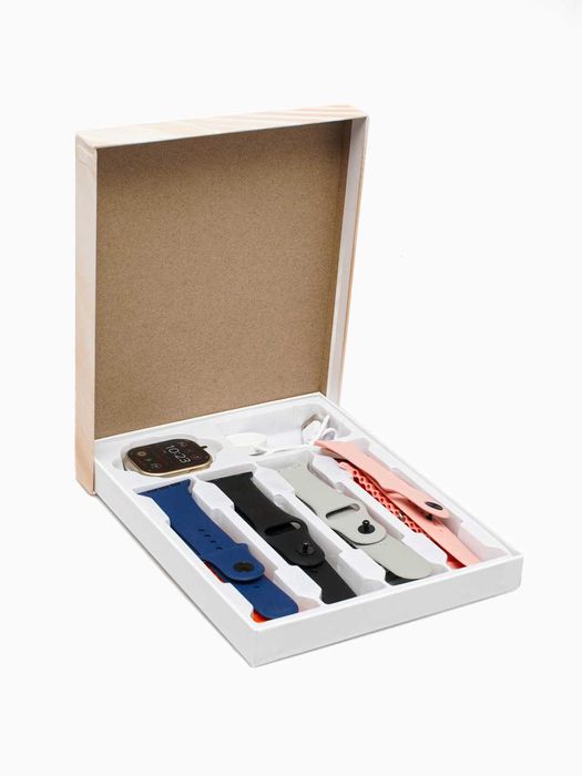 Aqlli soat Smart Watch Ultra 3, ayol va erkaklar uchun, 8 remeshokli