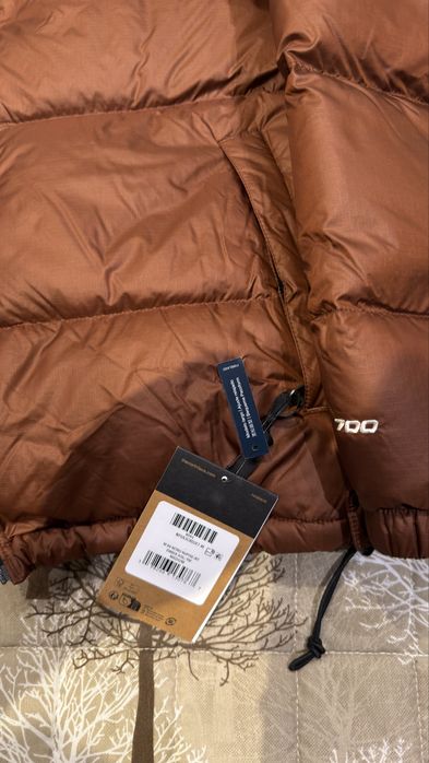 Яке The North Face 700 Nuptse Кафяво/Черно