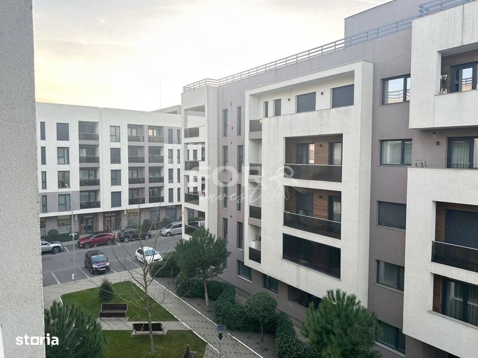 Apartament lux tip studio, cu parcare, de inchiriat West Residence