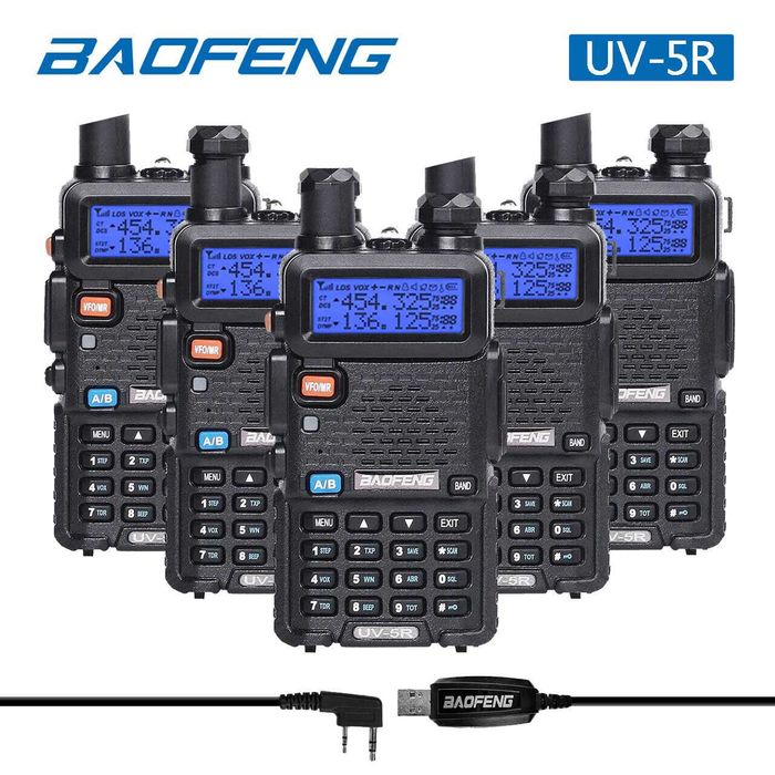 Нова 5R baofeng 5R 8w от вносител 3 gen 2026 Двубандова радиостанция.