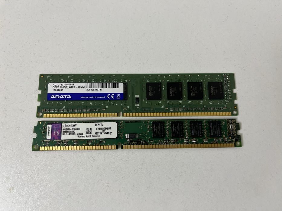 ddr3 Adata Kingston 4gb