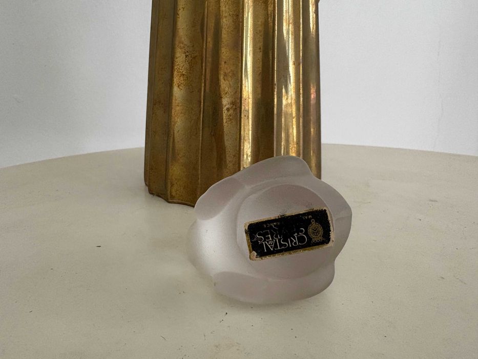 Prespapier birou Cristal de Sèvres – pasăre, Franța, ani 1950