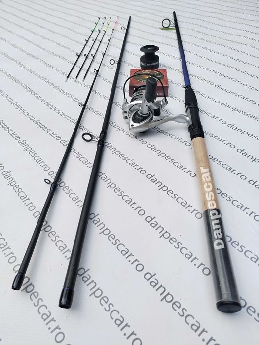 SET FEEDER Lanseta TFD5 MASTER 3,30m 60-180g+Mulineta FL  XF5000+FIR