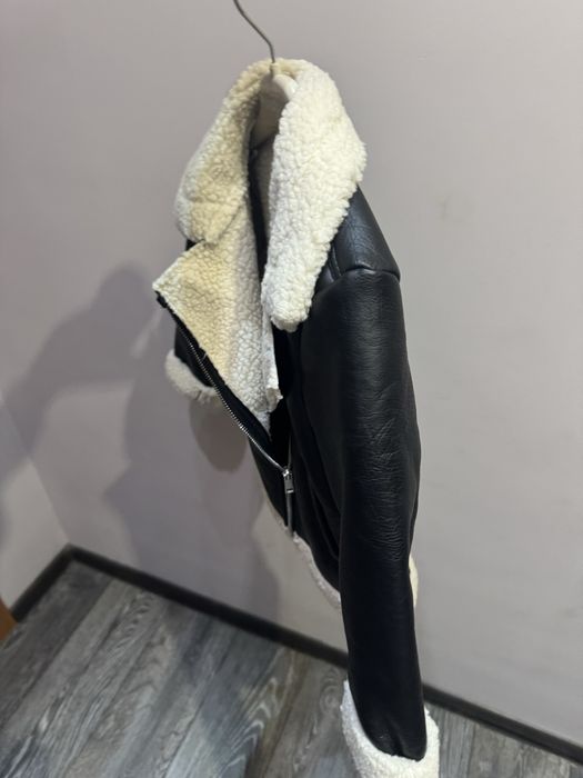 Кожено детско палто