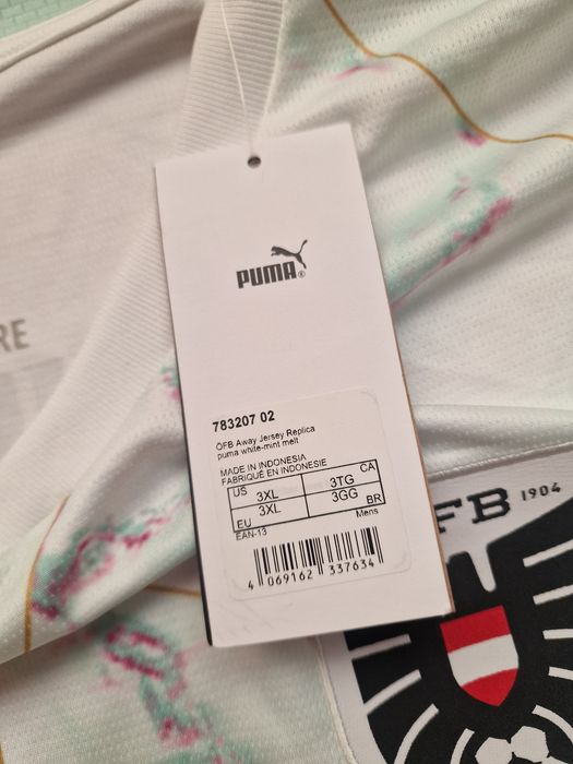 Страхотна мъжка футболна тениска PUMA   , нова с етикет,  размер 3XL