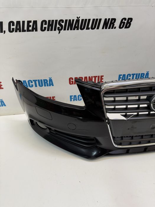Bara spoiler fata spalatoare proiectoare Audi A4 B8 neagra negru LZ9Y