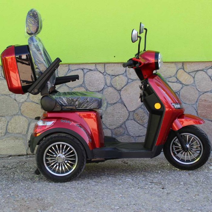 Електрическа триколка Max Motors FM2 PRO 1800W, 25Ah, RED