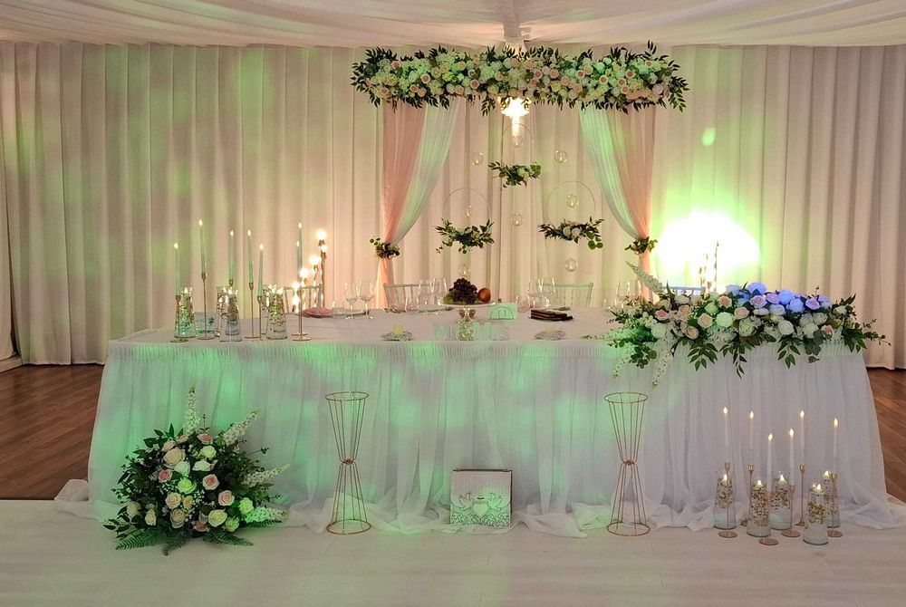 Decor sala pentru nunta, botez, petreceri