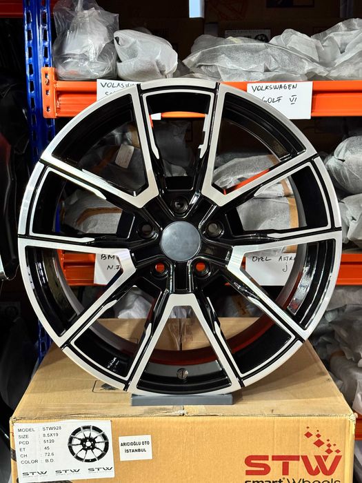 Jante Aliaj EMR Wheels W928 - 5x120 19 Black Diamond F10 F30 E90 E92 ...