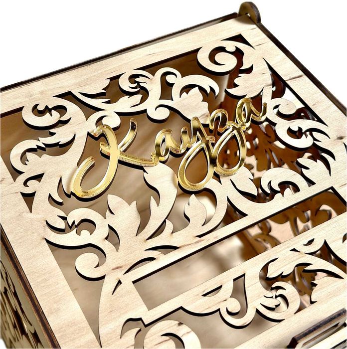 Кутии за Пликове Кутии за Пари, бяла сватбена кутия за пари и подаръци