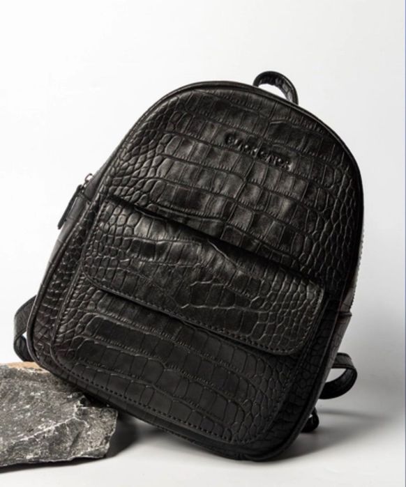 женский рюкзак из натуральной кожи Black Gator