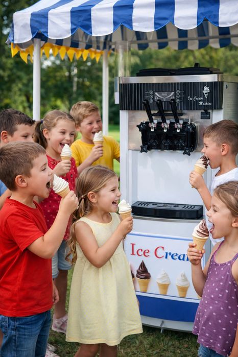 Închiriez aparat de box și aparat de înghețată soft pentru evenimente