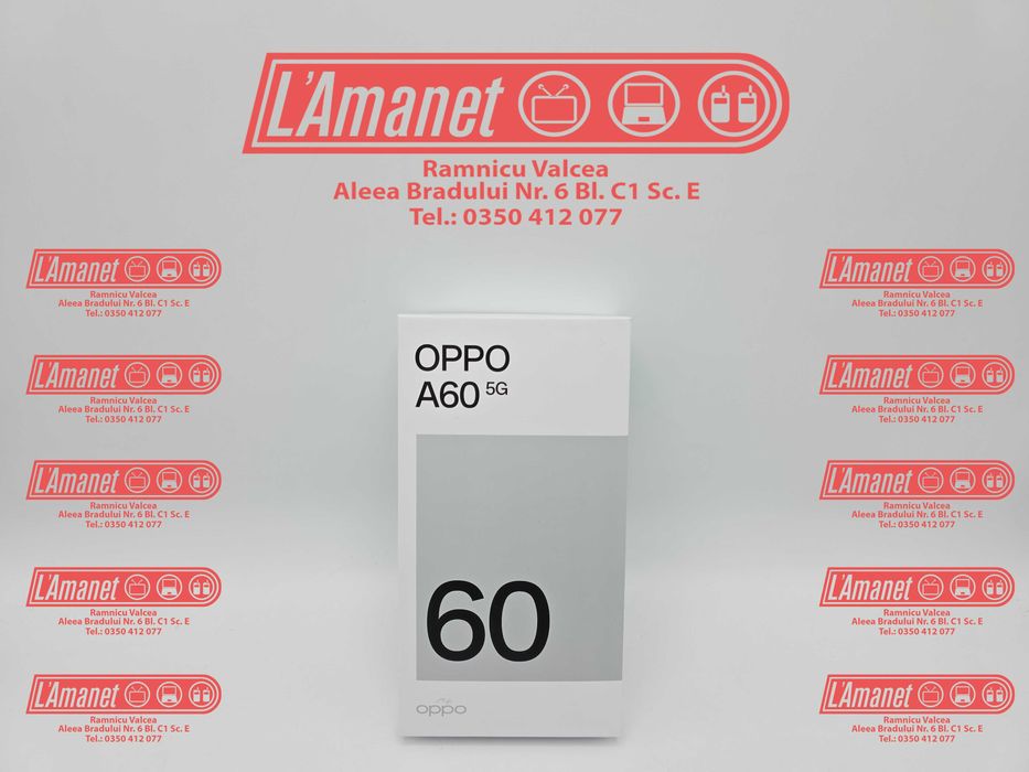 Oppo A60 5G Black Red 128Gb 4GBRam Neverlocked Sigiliu Intact Garantie