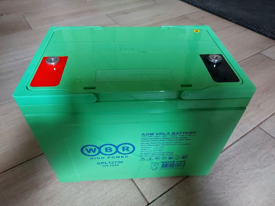 Акумулятор АГМ  с отличной стабильной  отдачей тока !