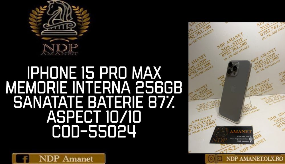 NDP Amanet Braila Iphone 15 Pro Max(55024)