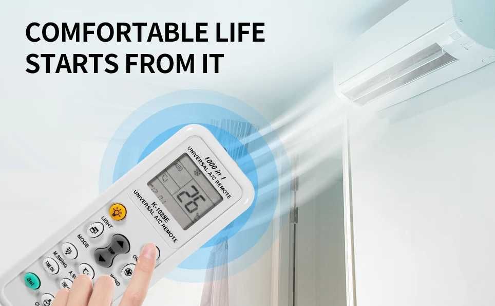 Telecomandă universală 1000 în 1 K-1028E digital LCD AER CONDITIONAT