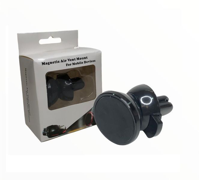 Стойка за автомобил 3307 тип магнит за телефон 360 , черен/черен