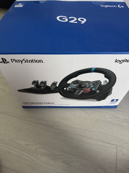 Volan G29 Logitech Schimbător + Pedale Incluse Compatibil Pc Ps5 Ps4