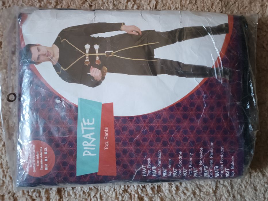 Costum de pirați, Halloween, XL
