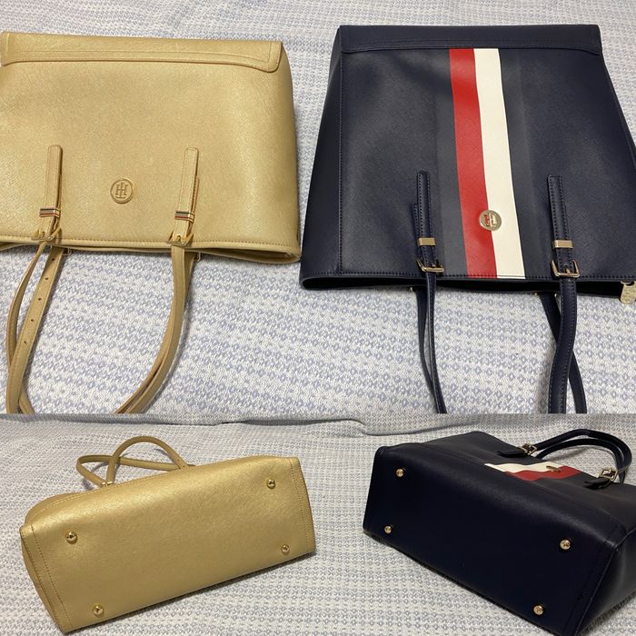 Tommy Hilfiger оригинална бизнес чанта златиста